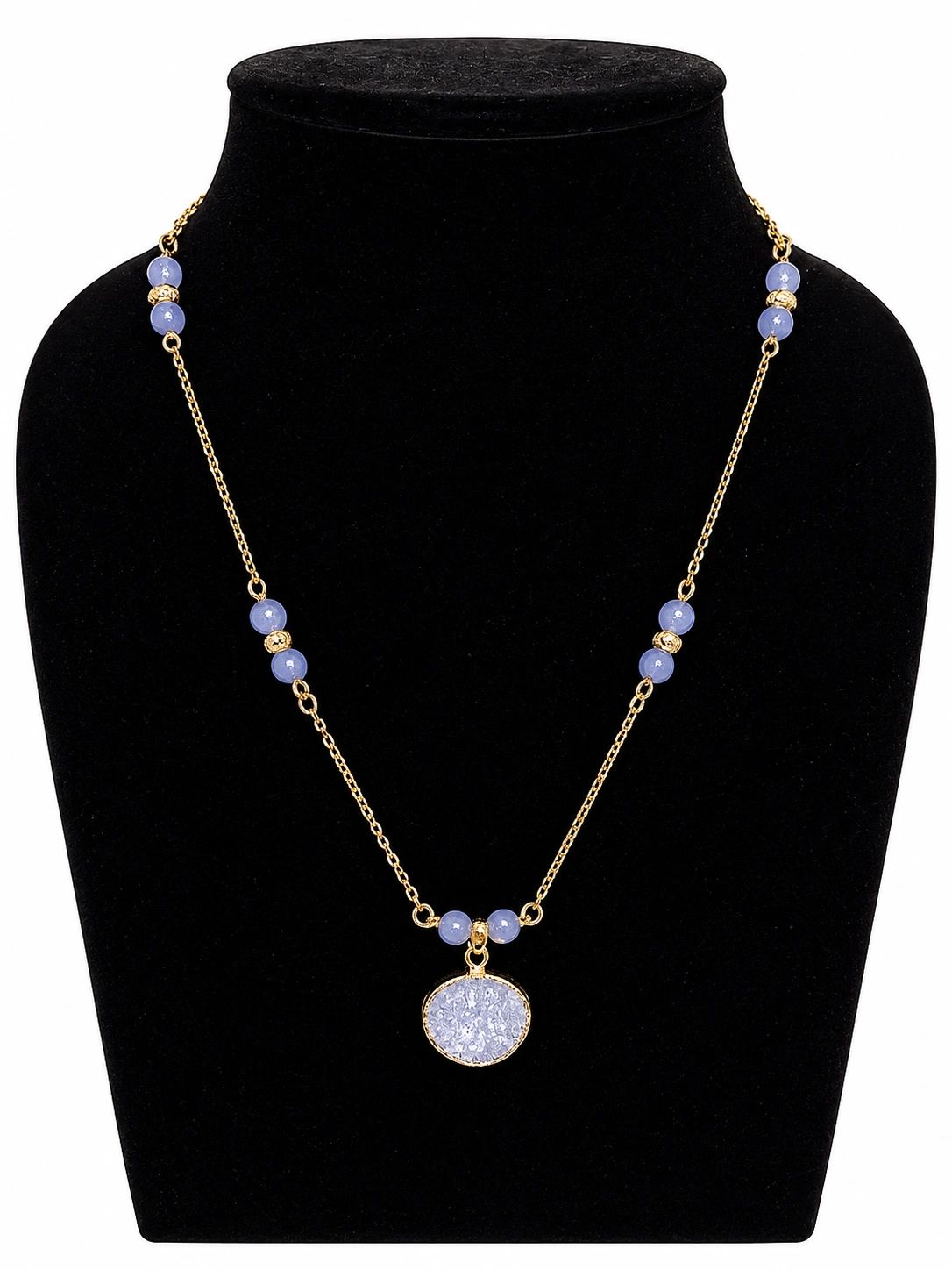 Blue Elegance Pendant Necklace