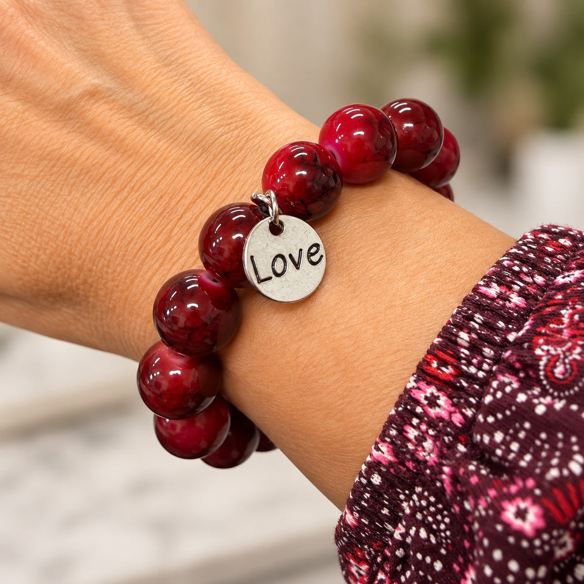 ❤️ Love in Crimson Bracelet
