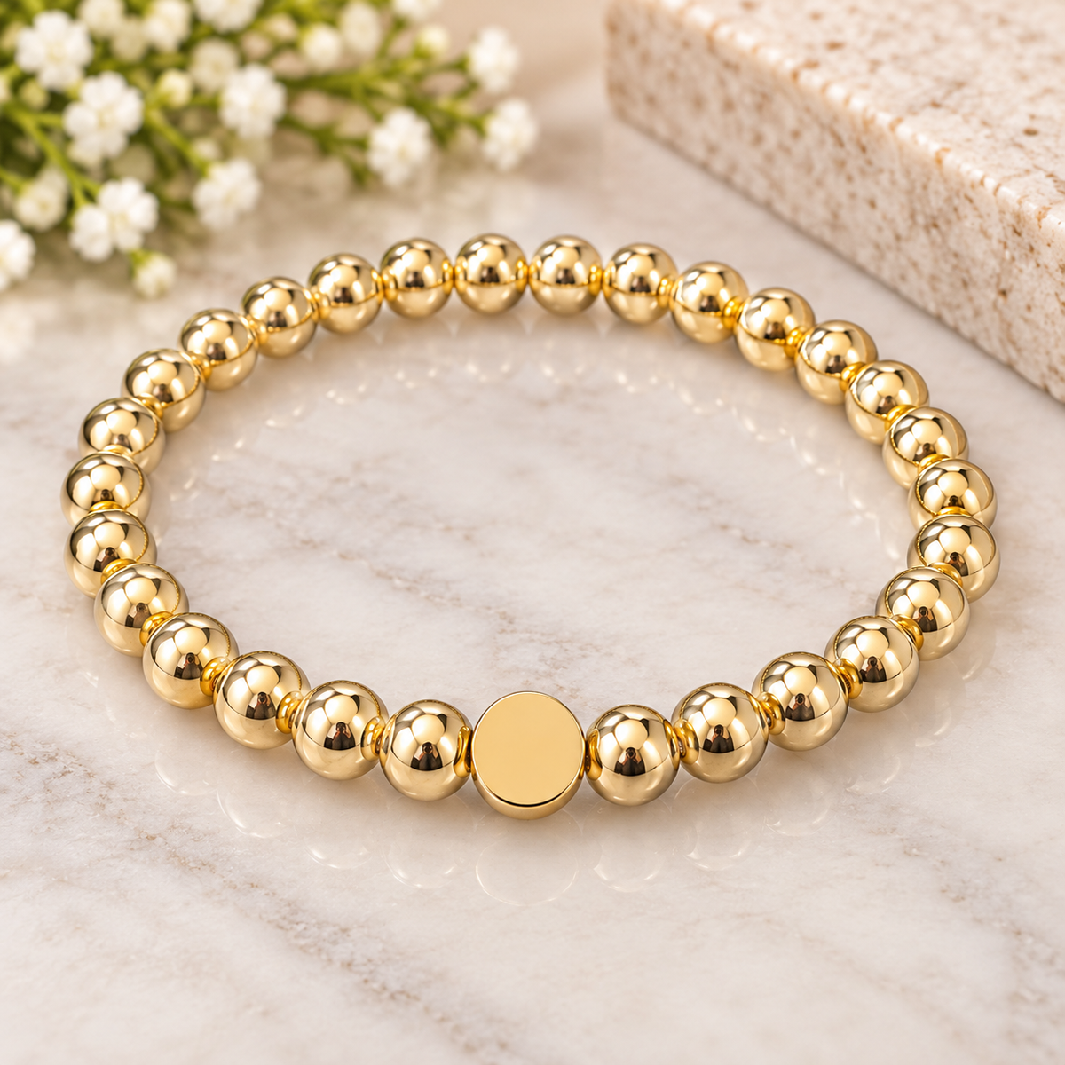 14K Gold-Filled Statement Bracelet