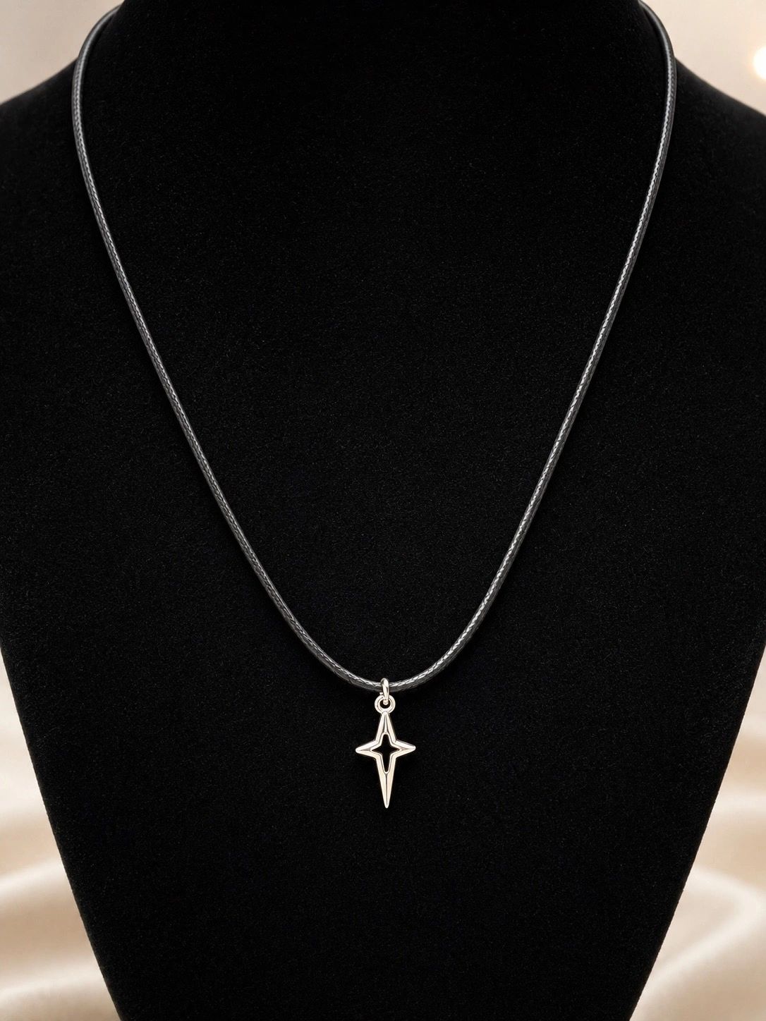Modern Starburst Pendant Necklace