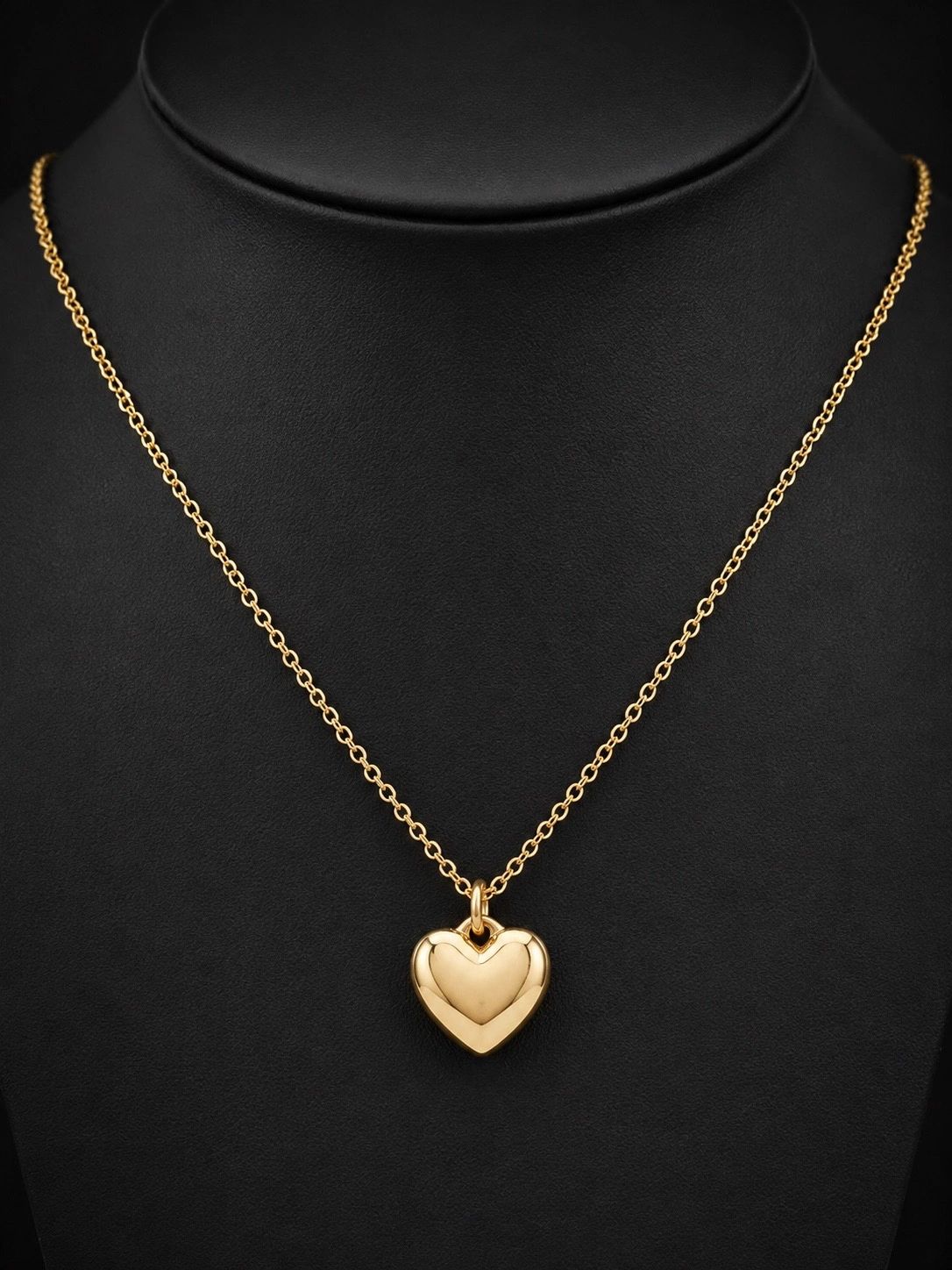 Classic Gold Heart Necklace