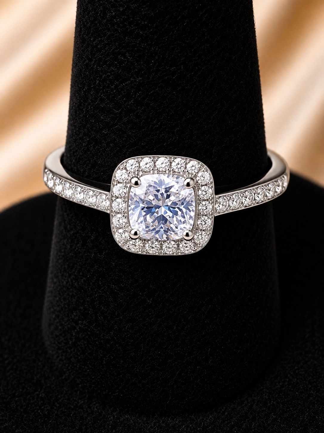 Halo Engagement Style Ring