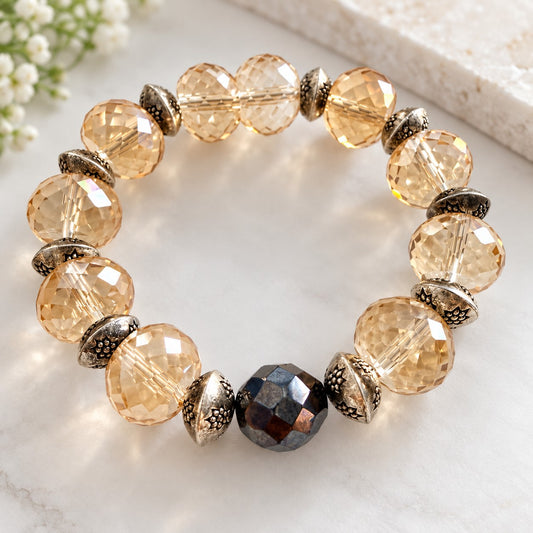 Champagne Crystal Bracelet