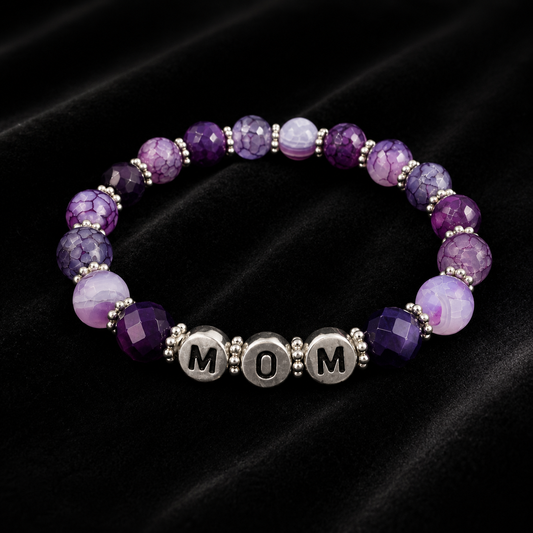 Mom Amethyst Garden Bracelet