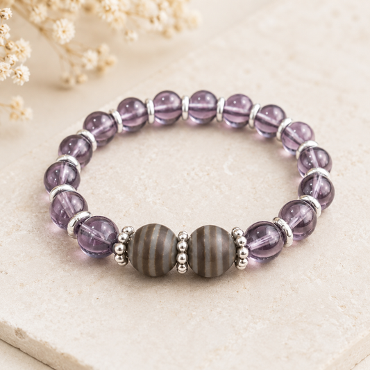 Lavender Smoke Bracelet