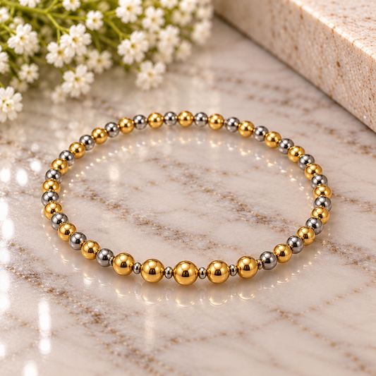 Gold & Sterling Silver Signature Bracelet