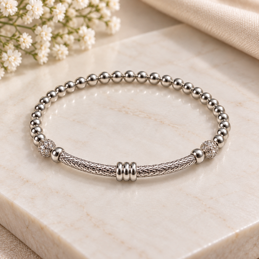 ✨ Sterling Silver Elegance Bracelet
