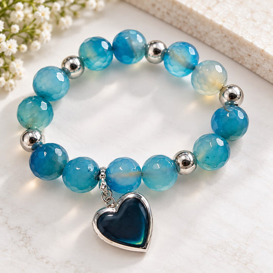 💙 Locket Heart Bracelet