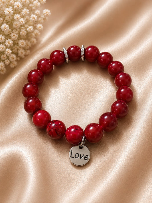 ❤️ Love in Crimson Bracelet