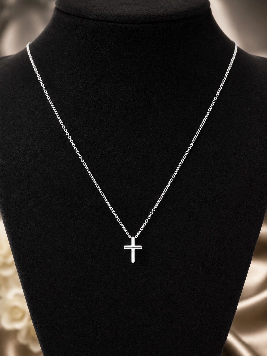 925 Sterling Silver Cross Necklace