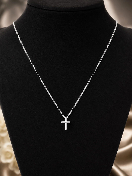 925 Sterling Silver Cross Necklace