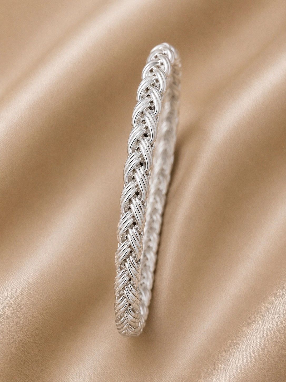 Sterling Silver Woven Bracelet