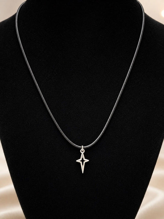 Modern Starburst Pendant Necklace