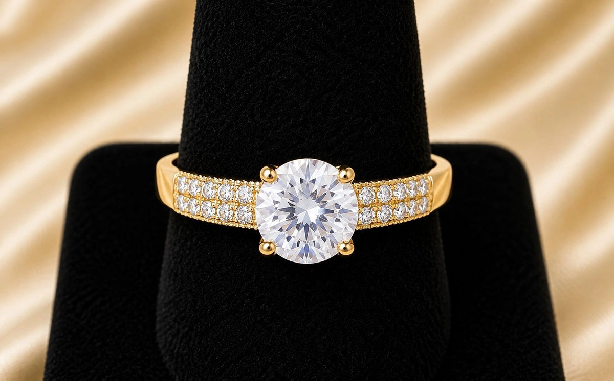 Classic Gold Solitaire Ring