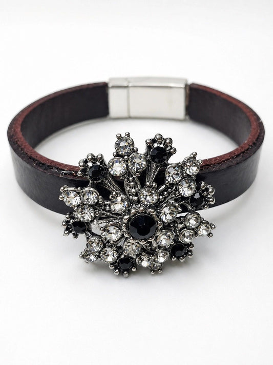 Handcrafted genuine leather bracelet