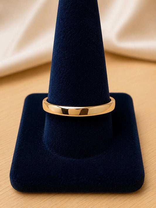Classic Gold-Tone Wedding Band