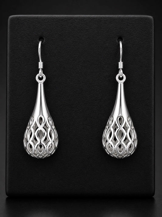 Grace Filigree Teardrop Earrings