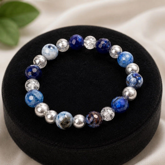 Blue Harmony Stretch Bracelet
