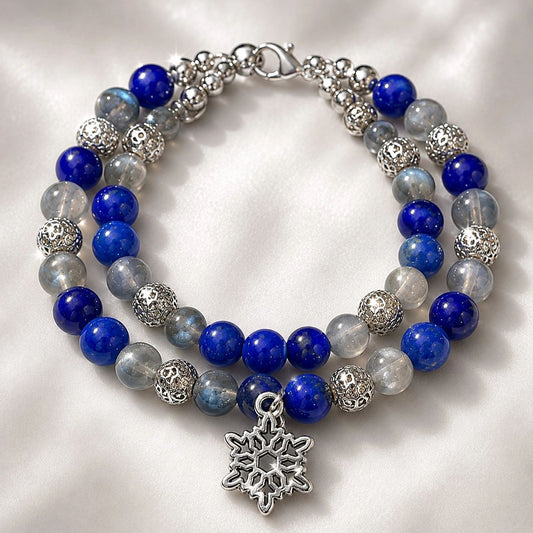 Winter Elegance Snowflake Bracelet
